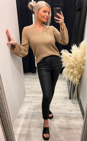 Lindsy pullover 2 - beige tan