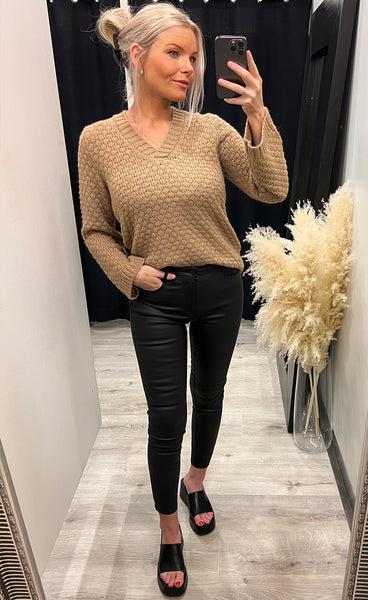 Lindsy pullover 2 - beige tan