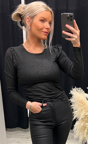 Vanna blouse - black glitter