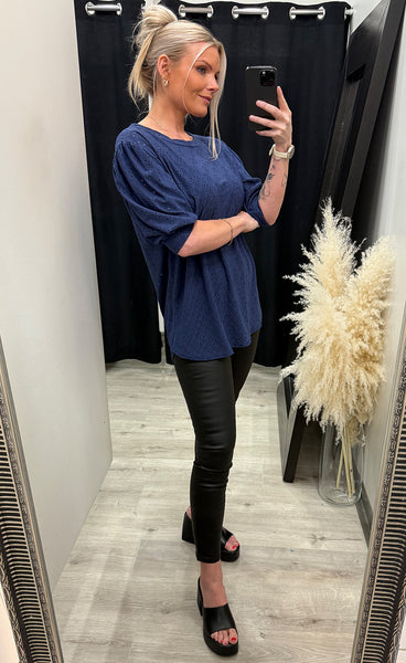 Fiona tee - navy