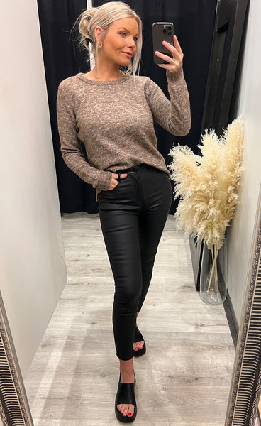 Sanny pullover 1 - brown melange