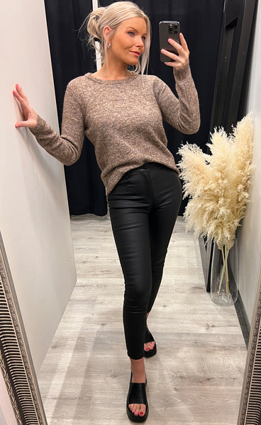 Sanny pullover 1 - brown melange