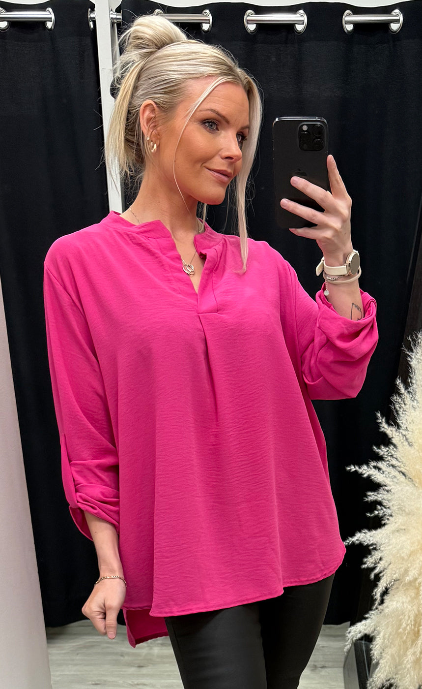 Remi blouse - fuchsia