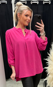 Remi blouse - fuchsia