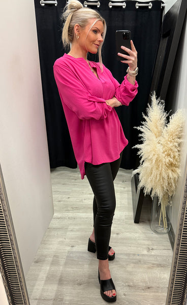 Remi blouse - fuchsia