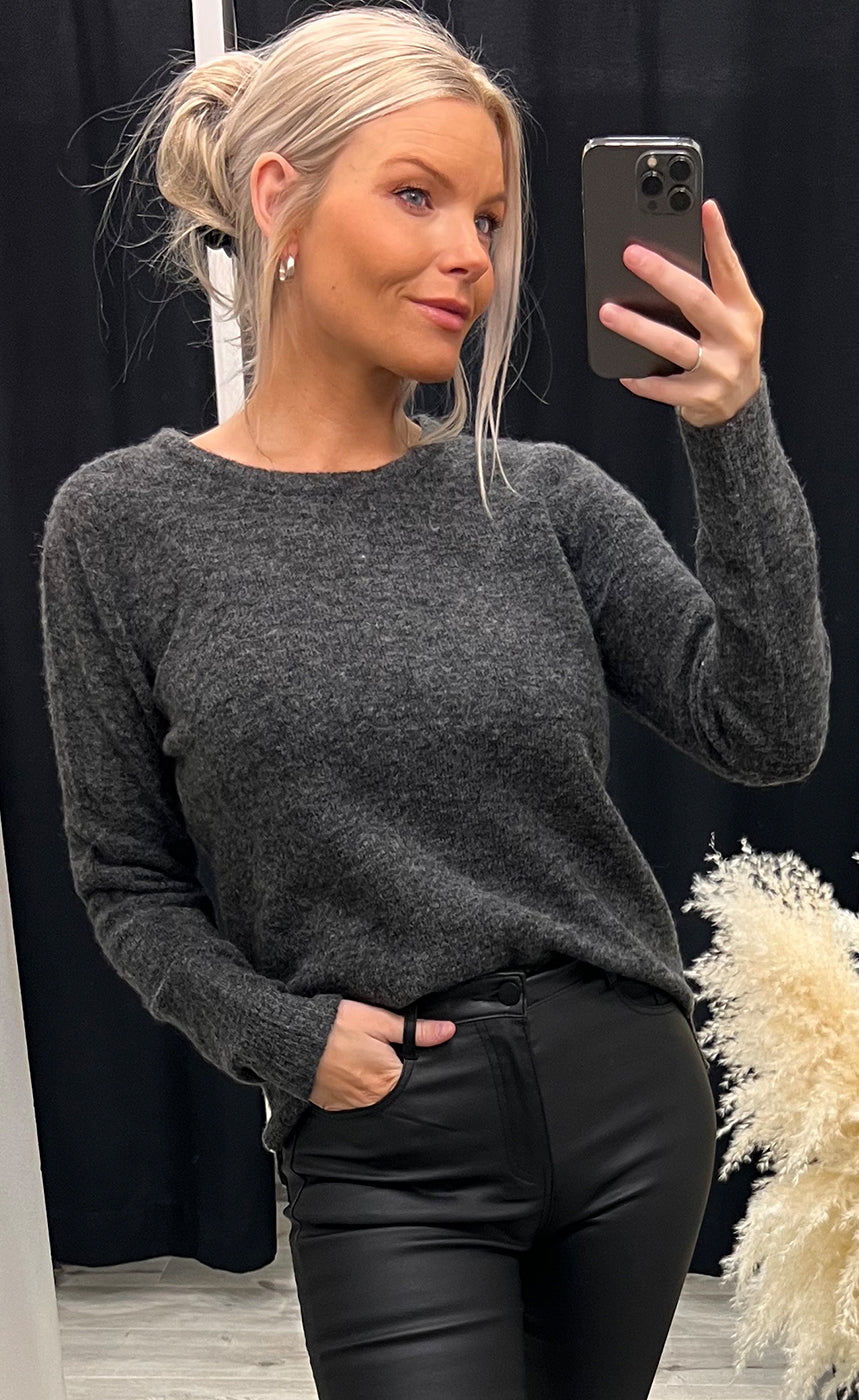 Sanny pullover 1 - charcoal melange