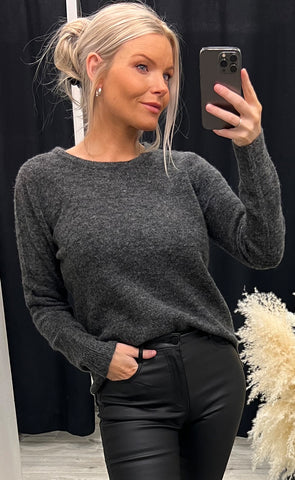 Sanny pullover 1 - charcoal melange