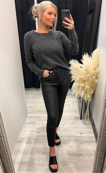 Sanny pullover 1 - charcoal melange