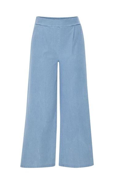 Kate cropped pants - light blue denim