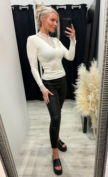 Lace top 8522 - ecru