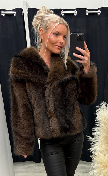 Loðjakki 20101 - choco