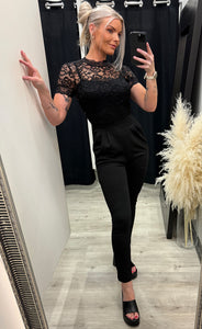 Betty samfestingur - black/black