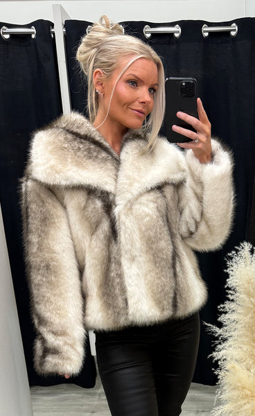 Loðjakki 20101 - white