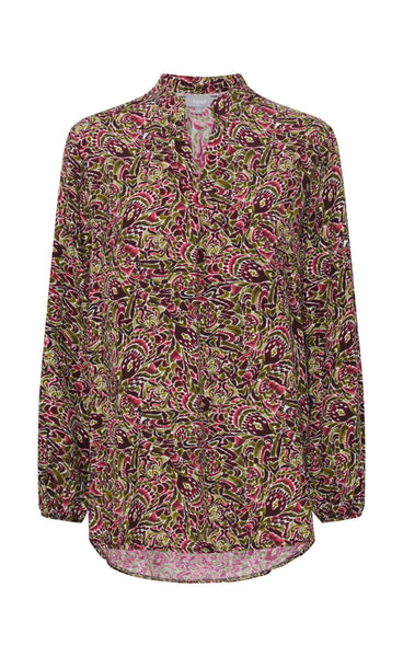 Minoa blouse - plum mix