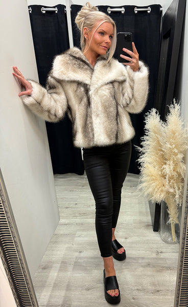 Loðjakki 20101 - white