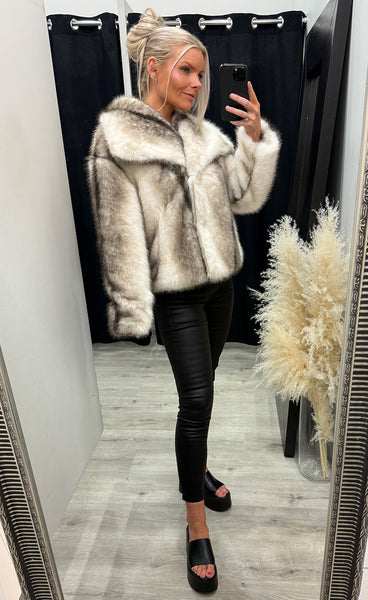 Loðjakki 20101 - white