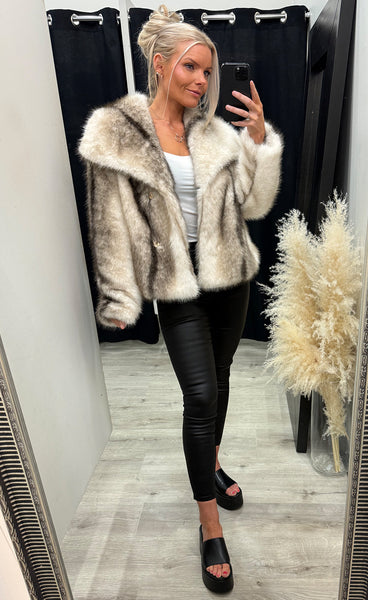 Loðjakki 20101 - white