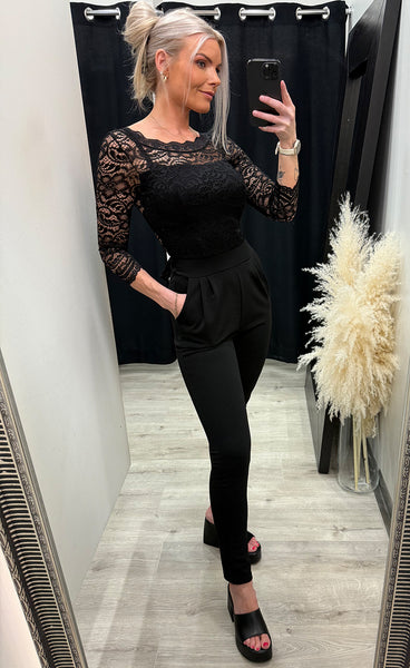 Cindy jumpsuit - black/black
