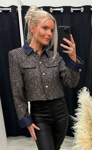 Beth jacket 8508 - denim mix