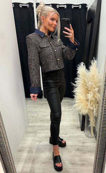 Beth jacket 8508 - denim mix