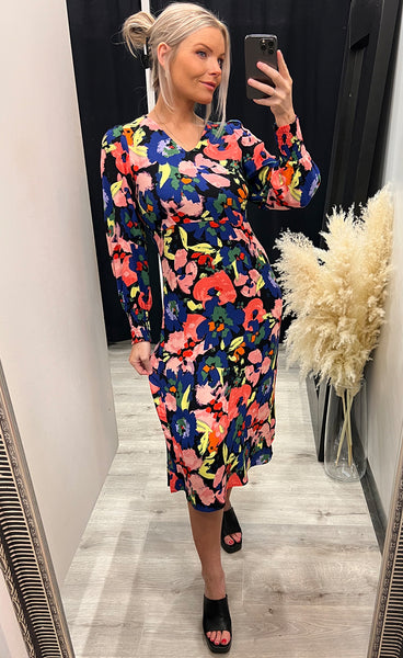 Mosa dress - pink mix