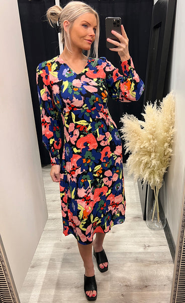 Mosa dress - pink mix