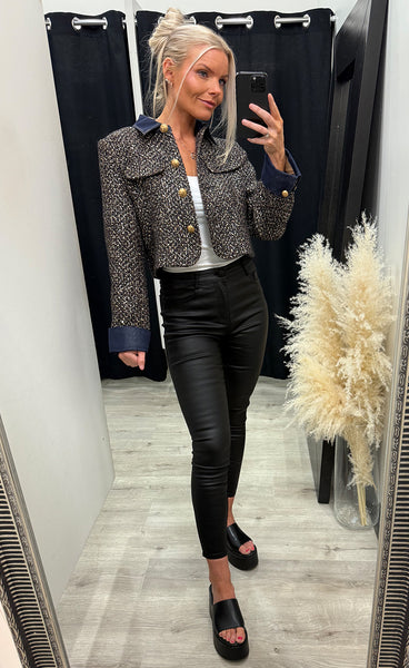 Beth jacket 8508 - denim mix