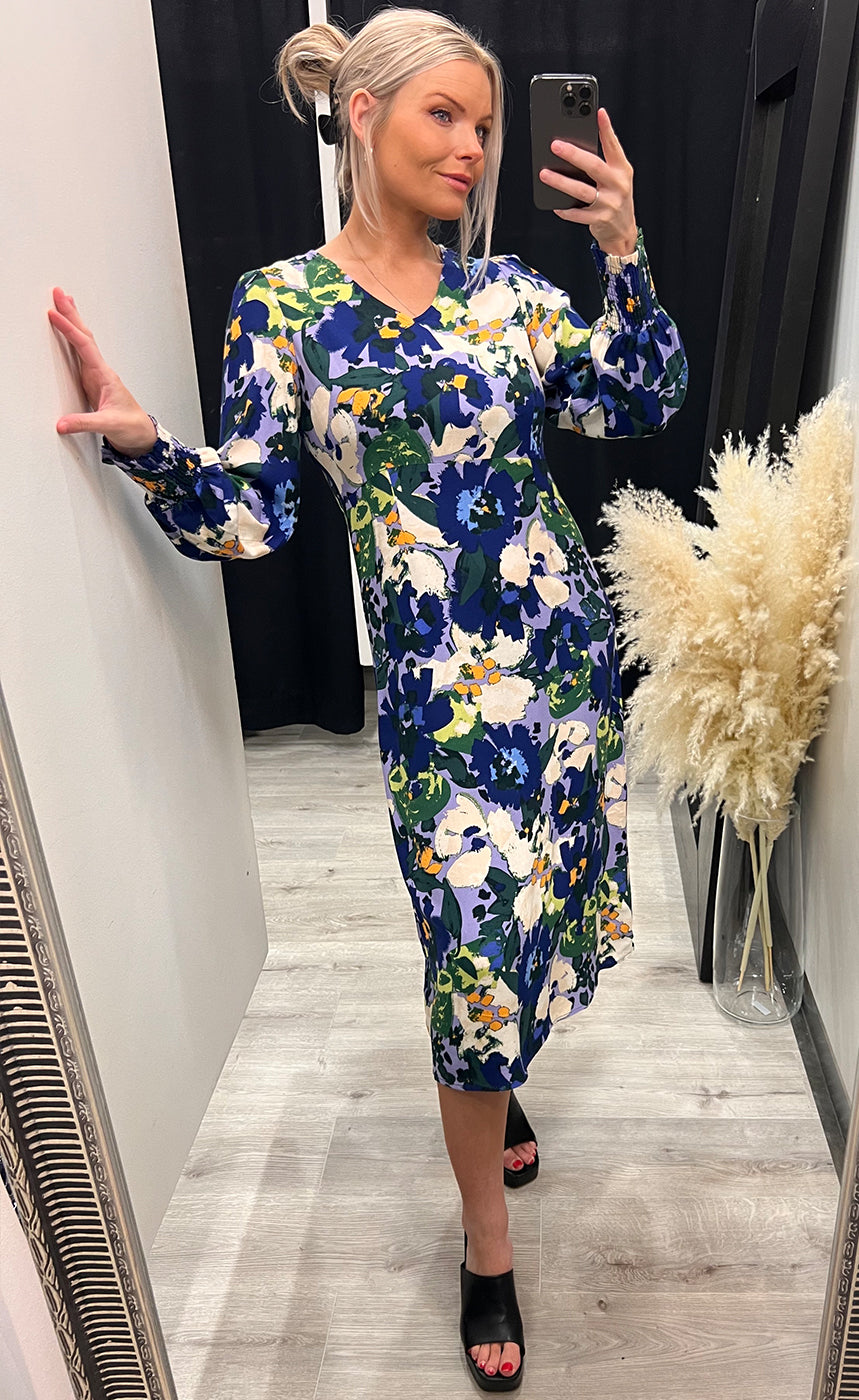 Mosa dress - blue mix