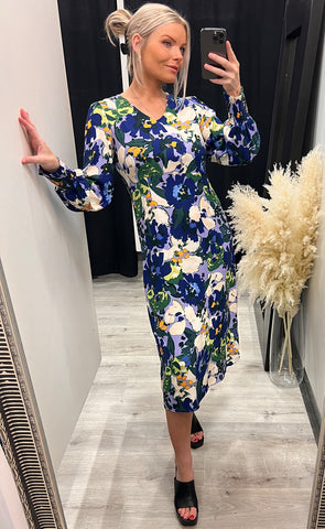 Mosa dress - blue mix