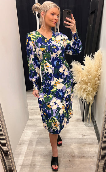 Mosa dress - blue mix