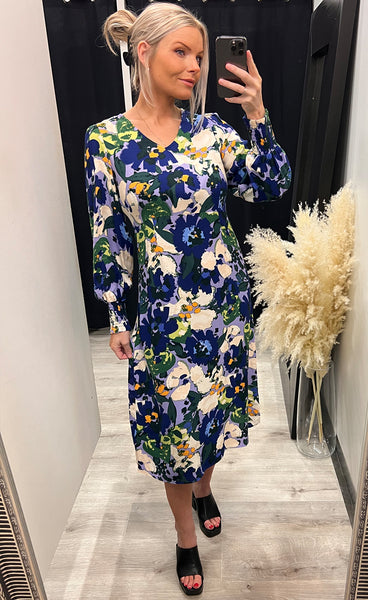 Mosa dress - blue mix