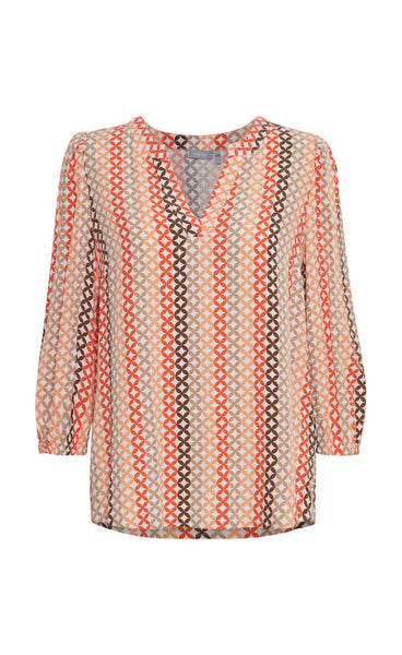 Vigge blouse - coral mix