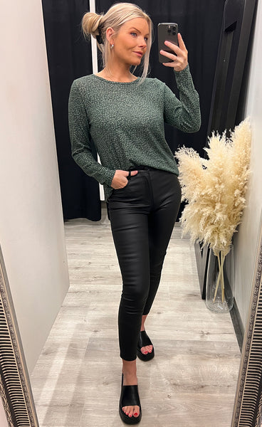 Cesoft blouse - green mix