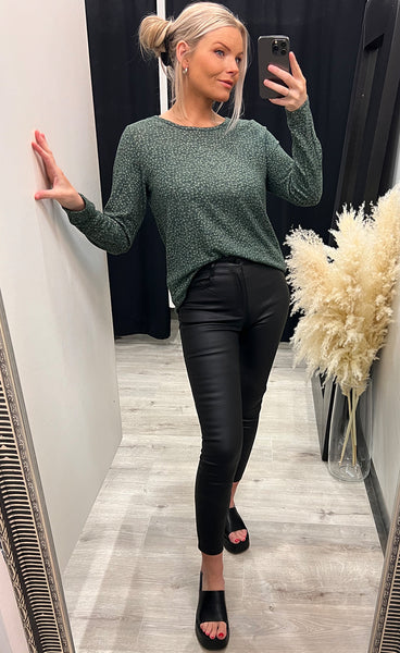 Cesoft blouse - green mix