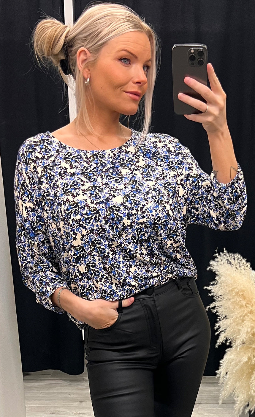 Cercia tee 2 - ecru mix