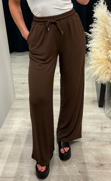 Adda glitter pants 99310 - choco