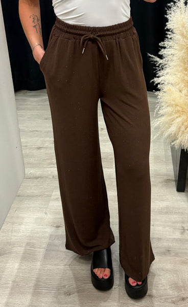 Adda glitter pants 99310 - choco