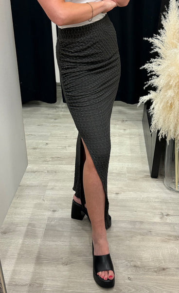 Lilyann skirt - asphalt grey