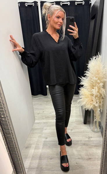 Rina blouse - black