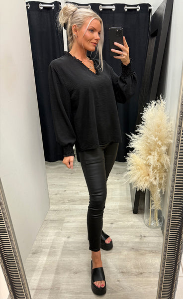 Rina blouse - black