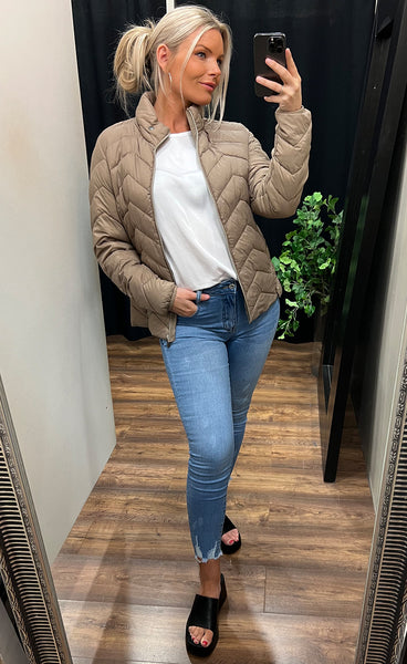Padding jacket 2 - beige tan