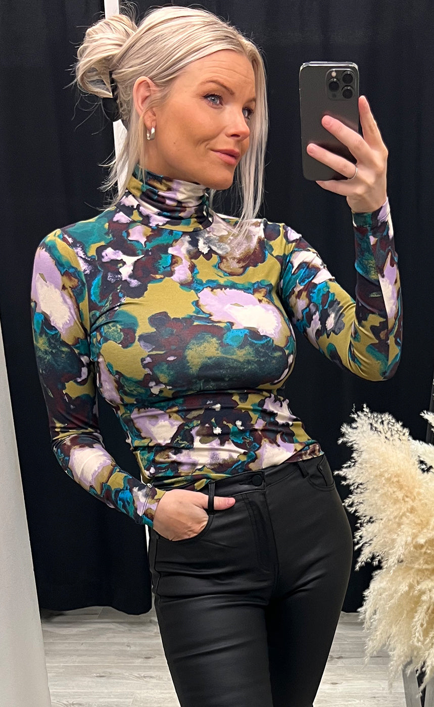 Nava top - green moss