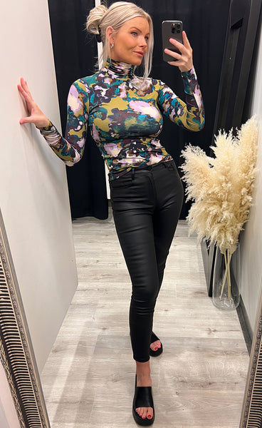 Nava top - green moss