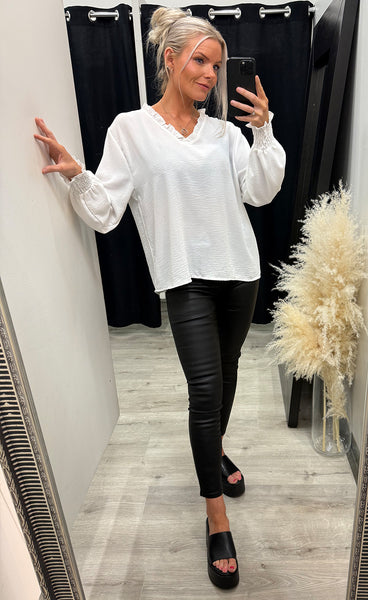 Rina blouse - white