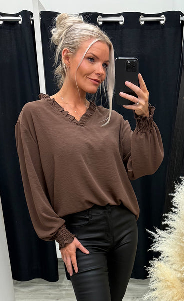 Rina blouse - choco