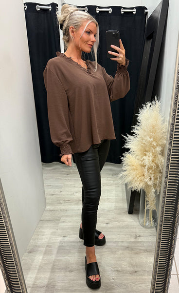 Rina blouse - choco