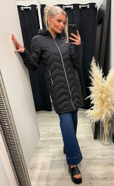 FRANSA Bapadding jacket 12 - black