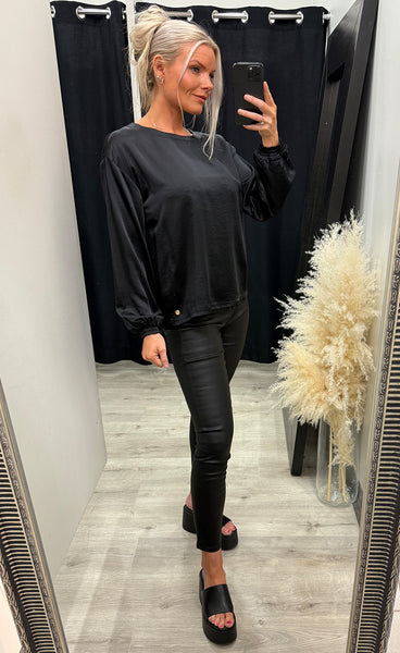 Ditte blouse -  black
