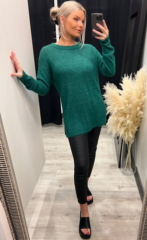 Kamara pullover - green melange