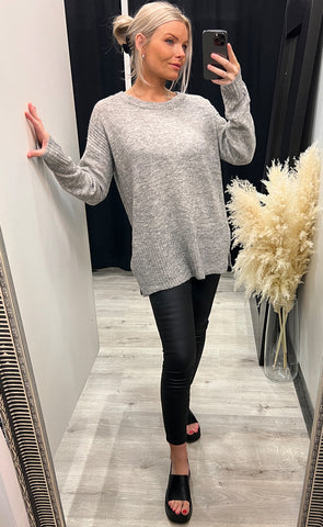 Kamara pullover - grey melange
